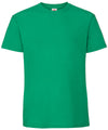 Fruit of the Loom SS422 Iconic 195 ringspun premium T — Kelly Green
