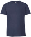 Fruit of the Loom SS422 Iconic 195 ringspun premium T — Navy