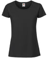 Fruit of the Loom SS424 Women's Iconic 195 ringspun premium t-shirt — Black