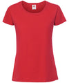 Fruit of the Loom SS424 Women's Iconic 195 ringspun premium t-shirt — Red