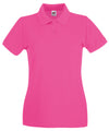 Fruit of the Loom SS505 Women's premium polo — Fuchsia