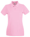 Fruit of the Loom SS505 Women's premium polo — Light Pink