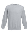 Fruit of the Loom SS800 Premium 70/30 set-in sweatshirt — Heather Grey