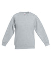Fruit of the Loom SS801 Kids premium set-in sweatshirt — Heather Grey