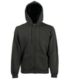 Fruit of the Loom SS822 Premium 70/30 hooded sweatshirt jacket — Charcoal