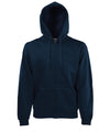 Fruit of the Loom SS822 Premium 70/30 hooded sweatshirt jacket — Deep Navy