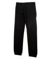 Fruit of the Loom SS823 Kids premium elasticated cuff jog pants — Black