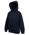 Fruit of the Loom SS873 Kids premium hooded sweatshirt — Deep Navy