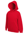 Fruit of the Loom SS873 Kids premium hooded sweatshirt — Red