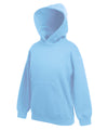 Fruit of the Loom SS873 Kids premium hooded sweatshirt — Sky Blue