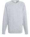 Fruit of the Loom SS970 Lightweight raglan sweatshirt — Heather Grey