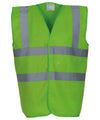 Yoko YK001 Hi-vis 2-band-and-braces waistcoat (HVW100)