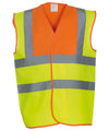 Yoko YK001 Hi-vis 2-band-and-braces waistcoat (HVW100)