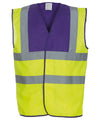 Yoko YK001 Hi-vis 2-band-and-braces waistcoat (HVW100)