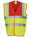 Yoko YK001 Hi-vis 2-band-and-braces waistcoat (HVW100)