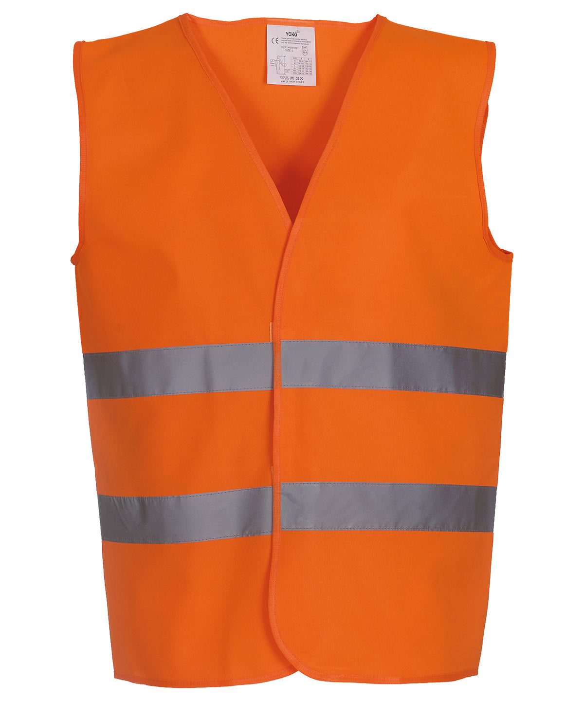 Yoko YK003 Hi-vis 2-band waistcoat (HVW102)