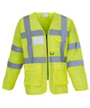 Yoko YK014 Hi-vis executive long sleeve waistcoat (HVJ800)