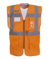 Yoko YK015 Hi-vis top cool open-mesh executive waistcoat (HVW820)
