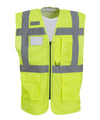 Yoko YK015 Hi-vis top cool open-mesh executive waistcoat (HVW820)