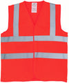 Yoko YK016 Flame-retardant hi-vis sleeveless waistcoat (HVW100FR)
