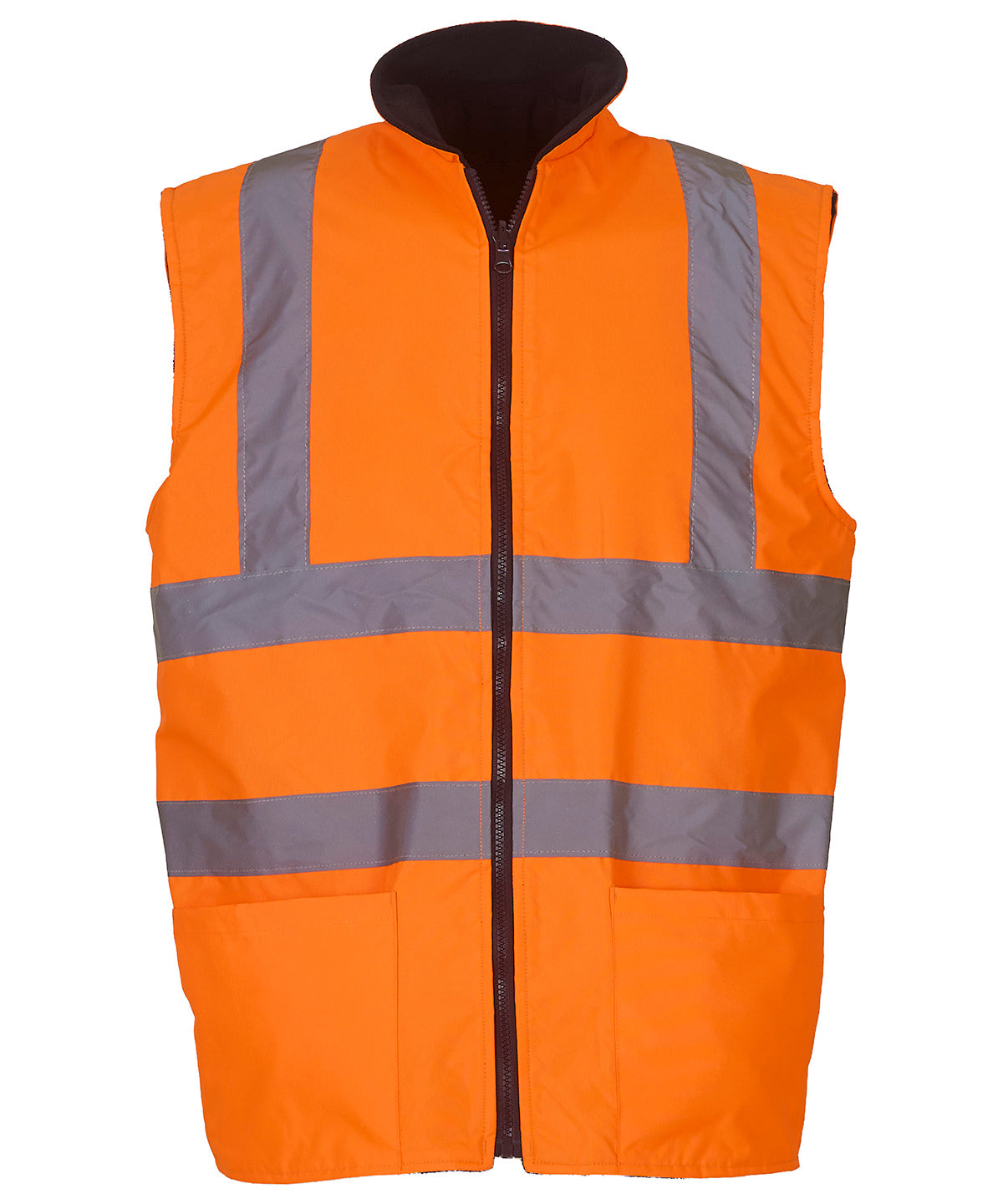 Yoko YK041 Hi-vis reversible fleece bodywarmer (HV008F)