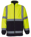 Yoko YK042 Hi-vis heavyweight fleece jacket (HVK08)
