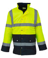 Yoko YK048 Hi-vis two-tone motorway jacket (HVP302)