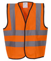 Yoko YK100 Kids hi-vis 2 b&b waistcoat (HVW100CH)