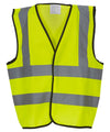 Yoko YK100 Kids hi-vis 2 b&b waistcoat (HVW100CH)