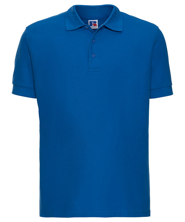 Russell J577M Ultimate classic cotton polo — Azure