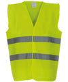 Yoko YK003 Hi-vis 2-band waistcoat (HVW102)