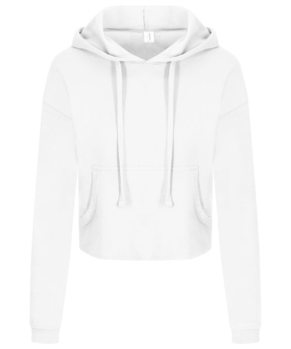 AWDis JH016 Women's cropped hoodie - Arctic White