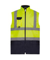 Yoko YK105 Hi-vis padded bodywarmer (HV005)