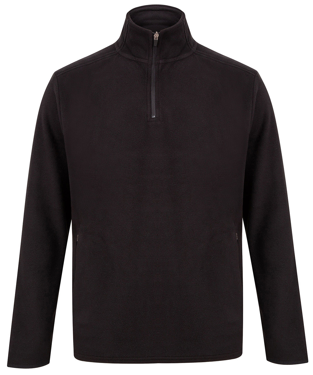 Henbury HB858 ¼ zip microfleece jacket