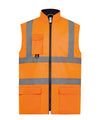 Yoko YK105 Hi-vis padded bodywarmer (HV005)