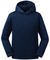 Russell J265B Kids authentic hooded sweatshirt — French Navy