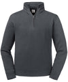 Russell J270M Authentic ¼ zip sweatshirt — Convoy Grey