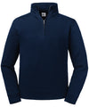 Russell J270M Authentic ¼ zip sweatshirt — French Navy