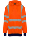 ProRTX RX740 High visibility hoodie - HV Orange/Navy