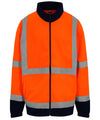 ProRTX RX750 High visibility full-zip fleece - HV Orange/Navy