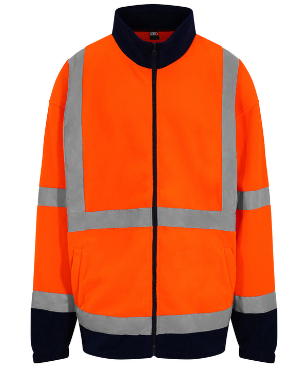 ProRTX RX750 High visibility full-zip fleece - HV Orange/Navy