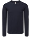 Fruit of the Loom SS433 Iconic 150 classic long sleeve T — Deep Navy