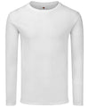 Fruit of the Loom SS433 Iconic 150 classic long sleeve T — White