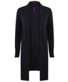 Henbury HB719 Women's longline open cardigan
