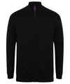 Henbury HB718 Unisex zip-through cardigan