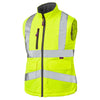 LEO BWL01 Sandymere - Hi-Vis Ecoviz Womens Bodywarmer — Yellow