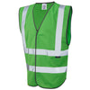 LEO W05 Pilton - Ecoviz Reflective Waistcoat — Green