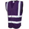 LEO W05 Pilton - Ecoviz Reflective Waistcoat — Purple