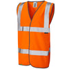 LEO W01 Tarka - Hi-Vis Ecoviz Waistcoat — Orange