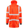 LEO A04 Clovelly - Hi-Vis Ecoviz 15K Performance+ Breathable Anorak — Orange